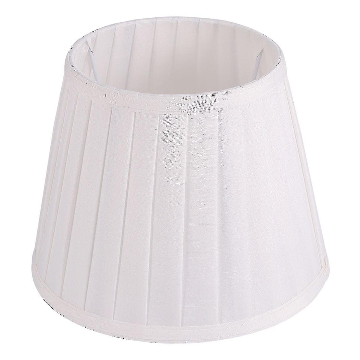 1pc Pleated Cloth Lampshade Dustproof Lamp Shade Chandelier Wall Lamp Cover For Home Office Restuarant Hotel (beige)