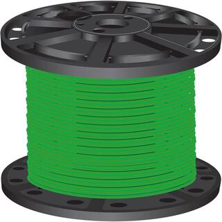 Southwire 500 ft. 10 Green Stranded CU XHHW Wire 37116103