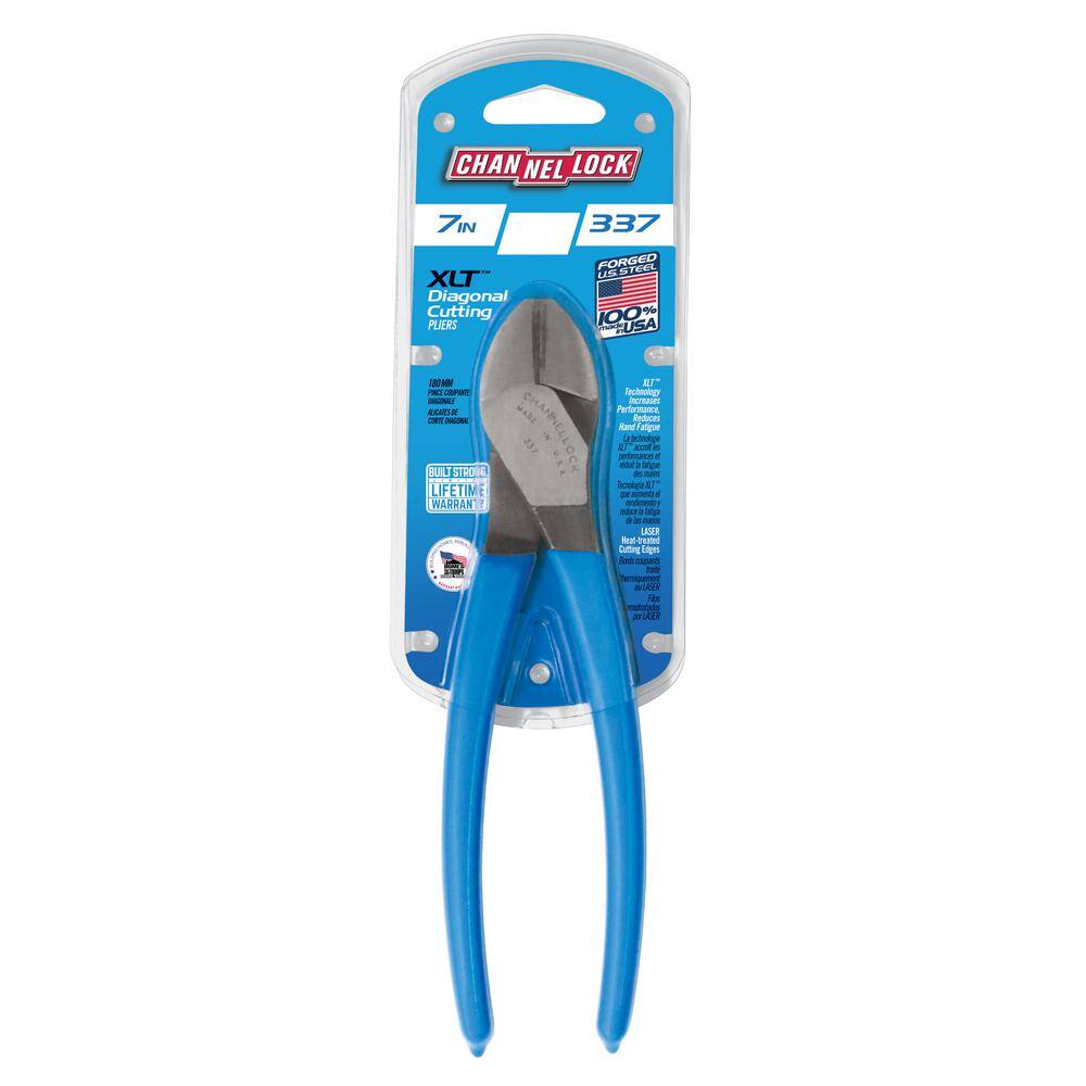 Channellock 7 in. Diagonal Cutting Pliers 337