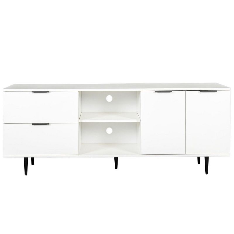 FC Design TV Stand Use in Living Room Furniture ， high quality particle board，White