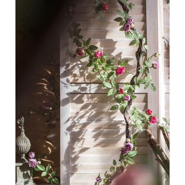 RusticReach Silk Rose Vine 57 Long