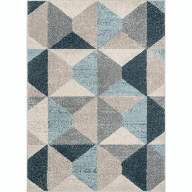 Yara Scandanavian Abstract Geometric Area Rug