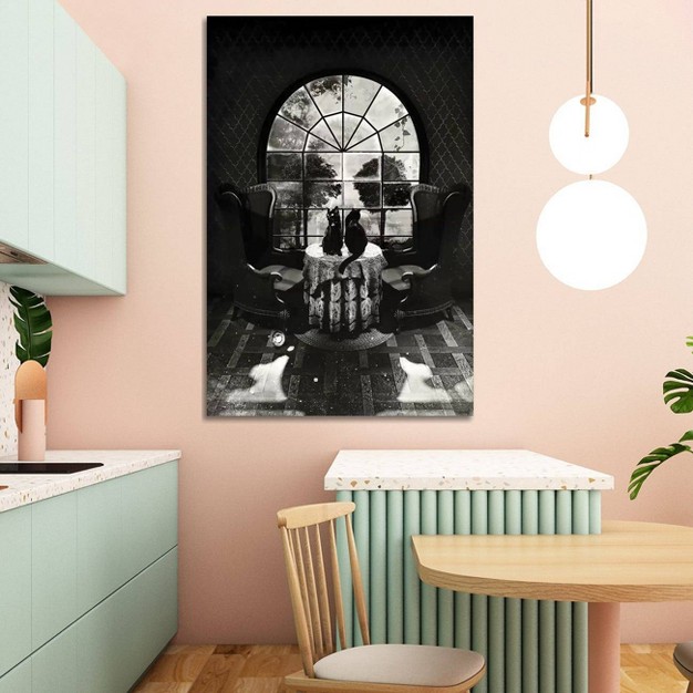 Room Skull Black white By Ali Gulec Unframed Wall Canvas Icanvas