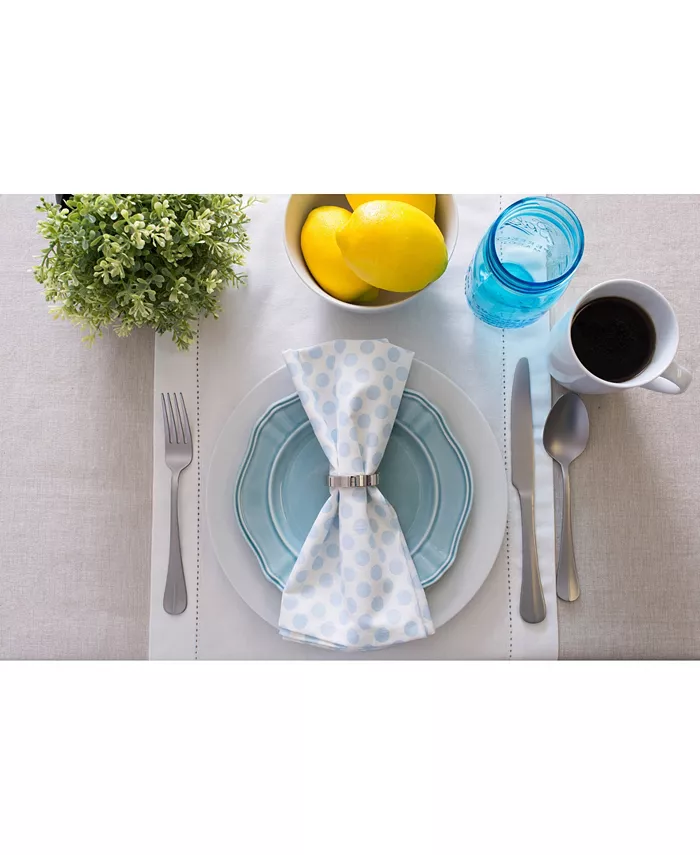 Design Imports Solid Chambray Tablecloth 60 x 84