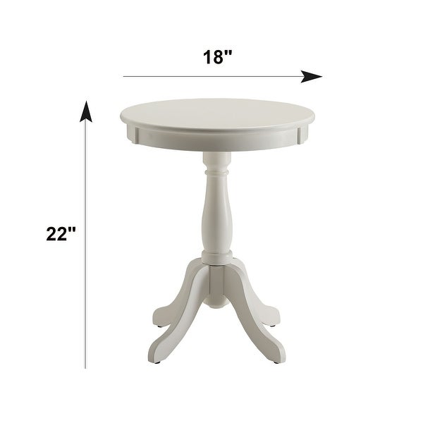 Modern Style Wooden Round Side Table， End Table