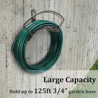 Cubilan Wall Mounted Garden Hose Holder Hold 125 ft. 34 in. Hose Durable and Heavy-Duty Rust-Free Hose Hanger for Water Hose B089W4GRF7