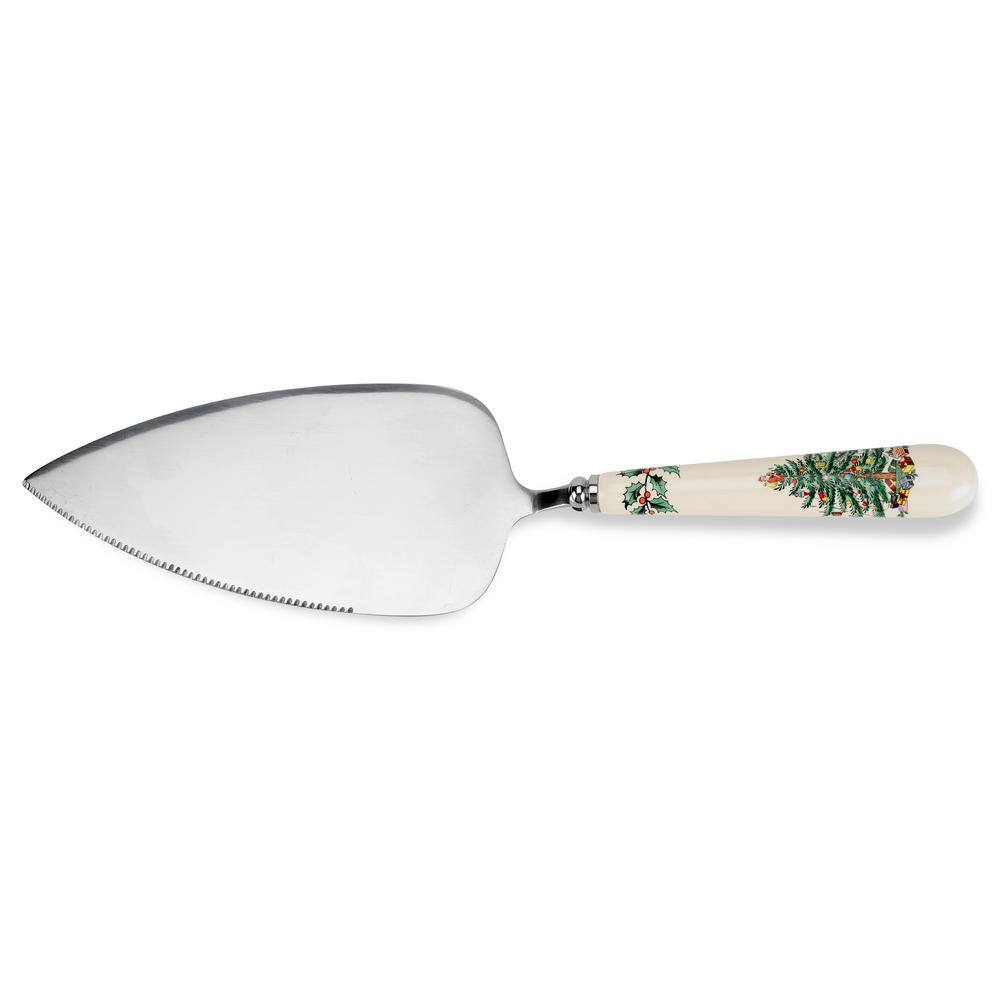 Spode Christmas Tree Stainless Steel Cake Slice with Ceramic Handle 1496965