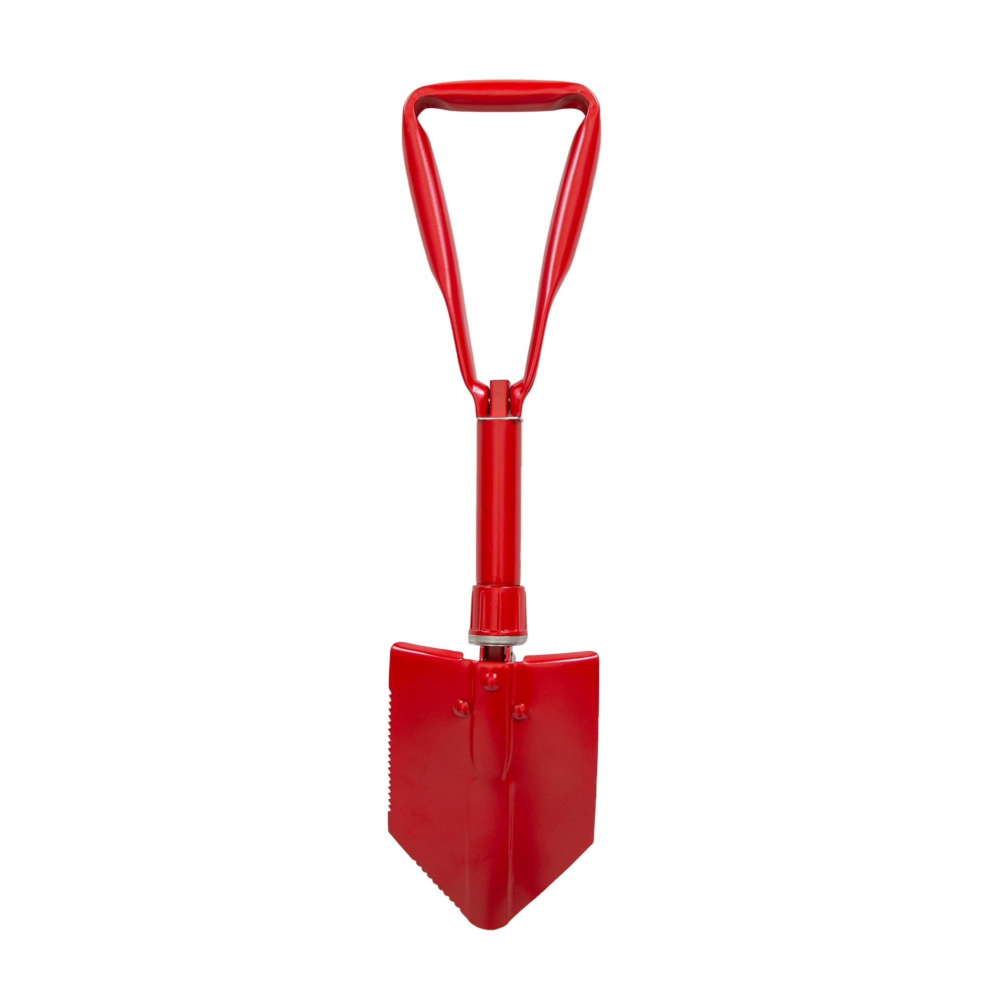 Stansport Double Folding Shovel - Red