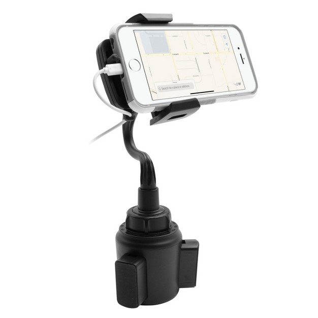 Macally Upgraded Flexible Gooseneck Smartphone Cup Holder