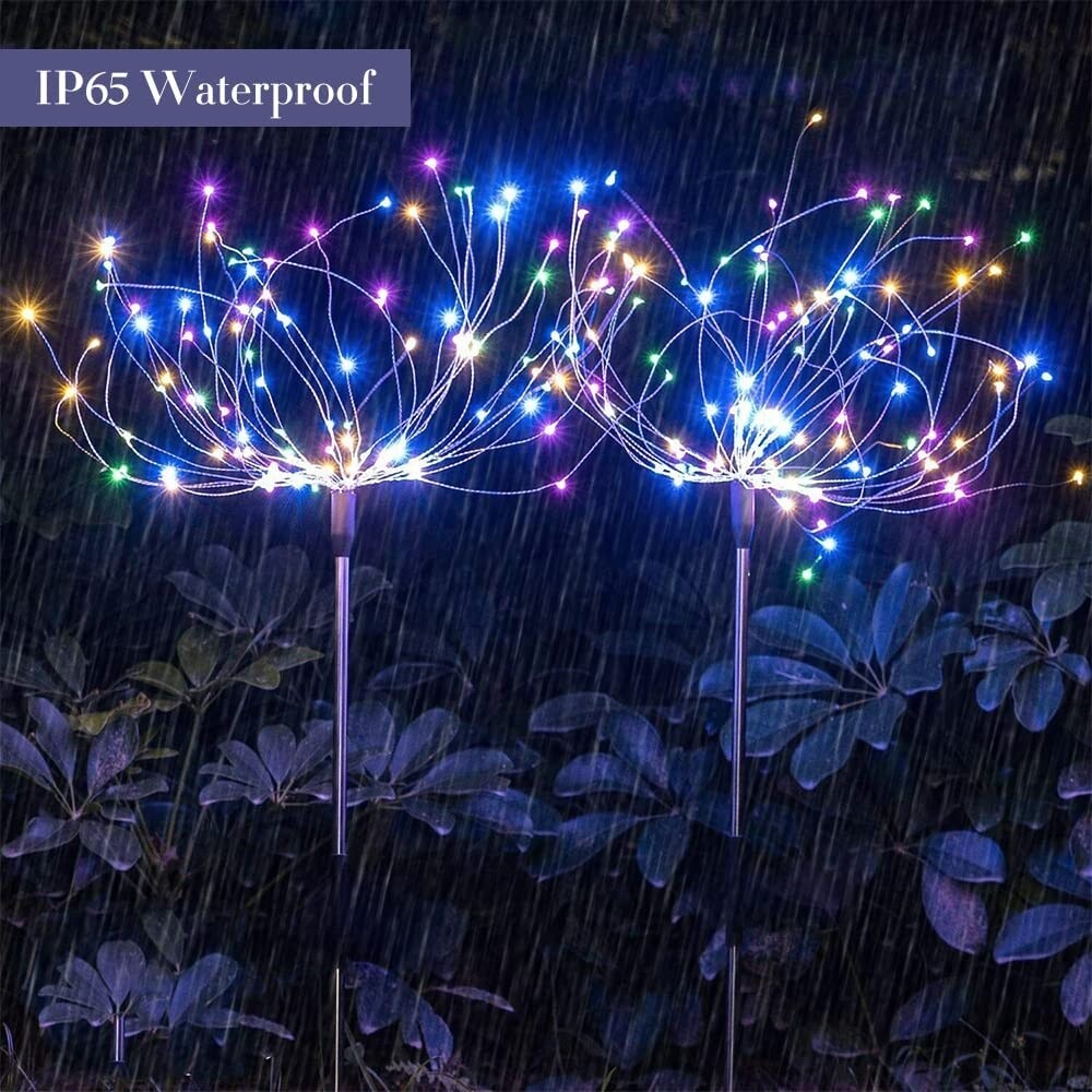 Solar FireworkGarden Lights Fairy Twinkle Lights 120LED