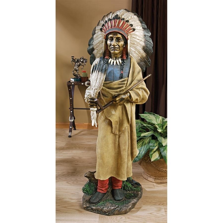 Design Toscano Native American Indian Spirit Chief Statue