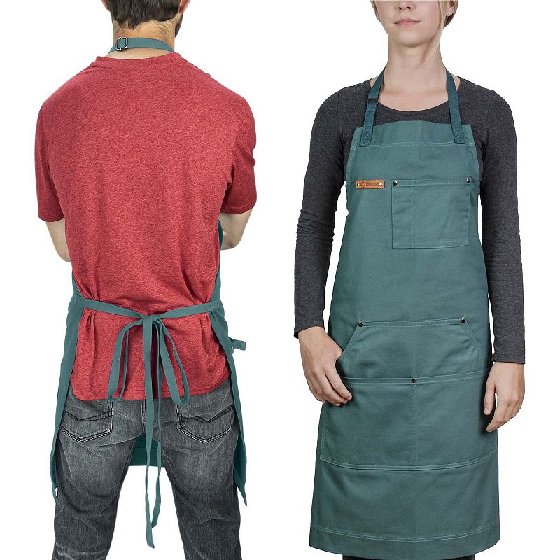 Chef Pomodoro Apron For Men And Women With Pockets - Top Chef Recommended - Grill Apron