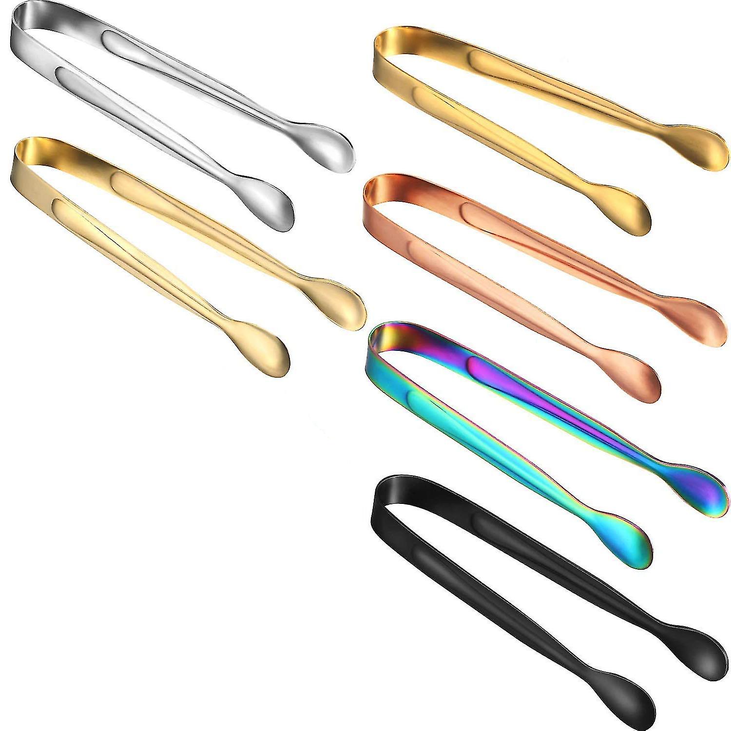 Bbq Utensil Stainless Steel Sugar Tongs， Metal Kitchen Tongs For Baking