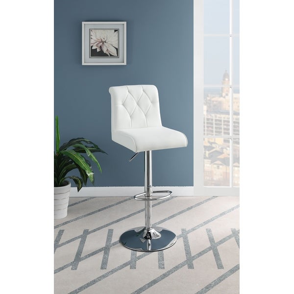 Poundex Adjustable Height and Swivel Barstool - 38