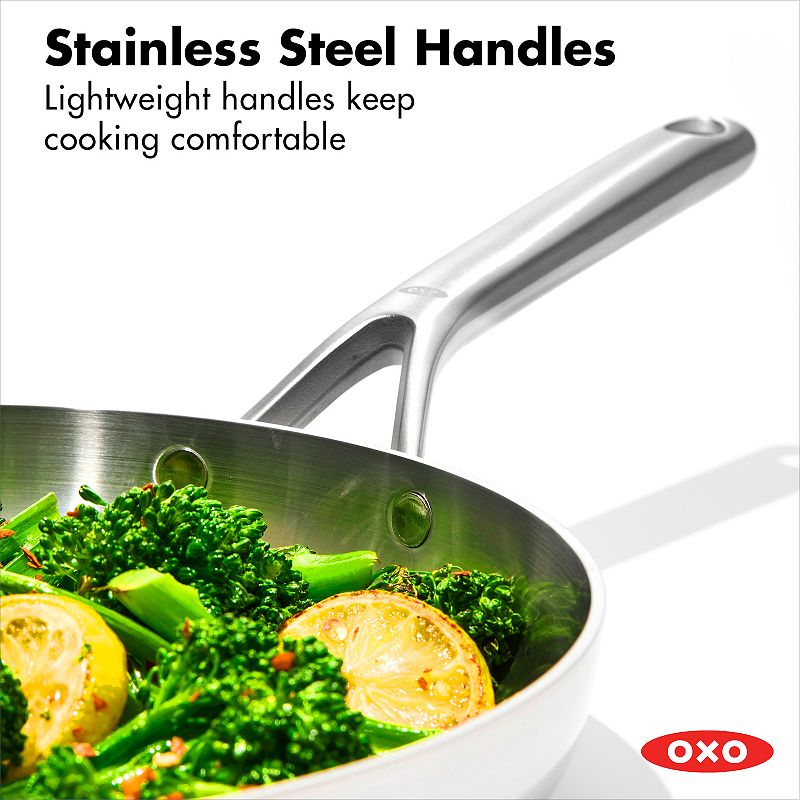 OXO Mira 3-Ply Stainless Steel 10-in. Frypan