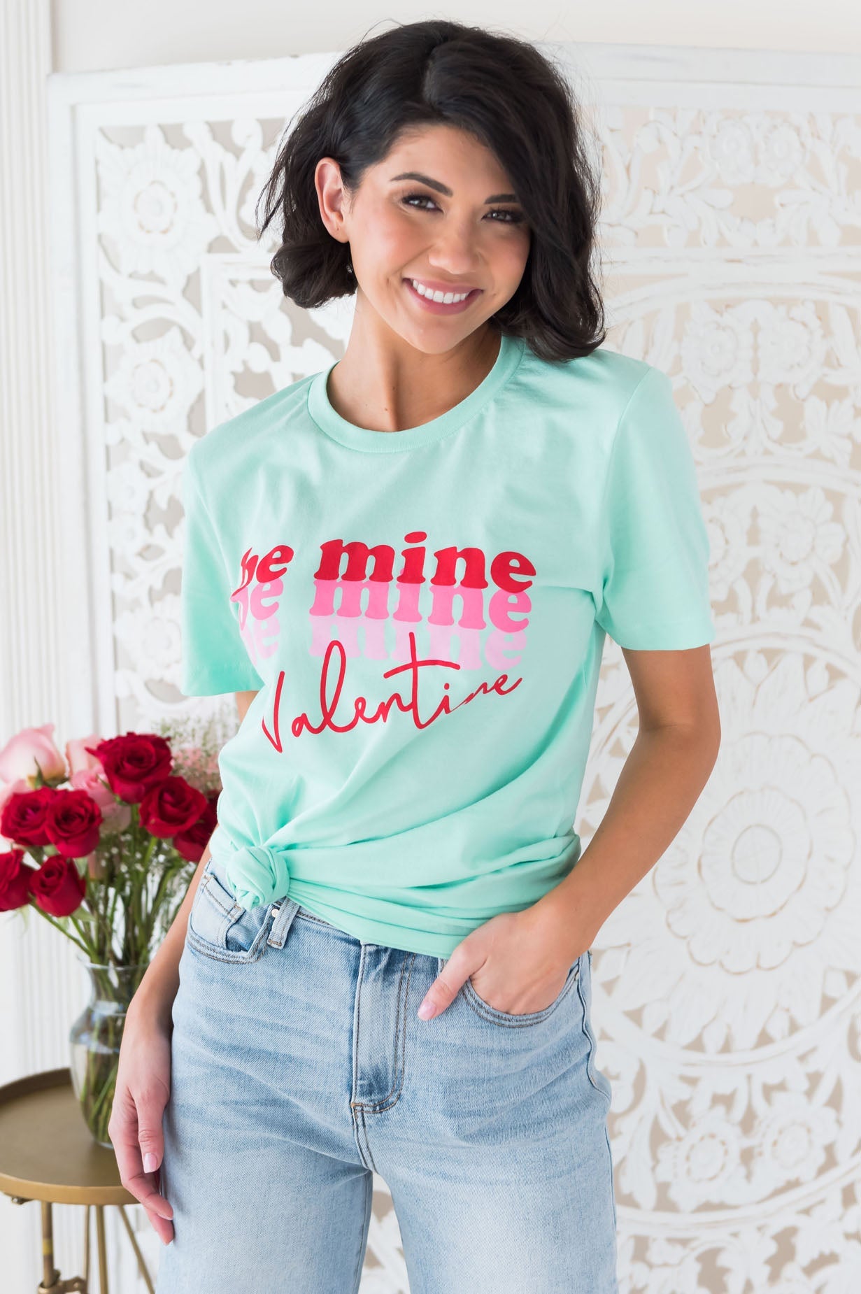 Be My Valentine Modest Tee