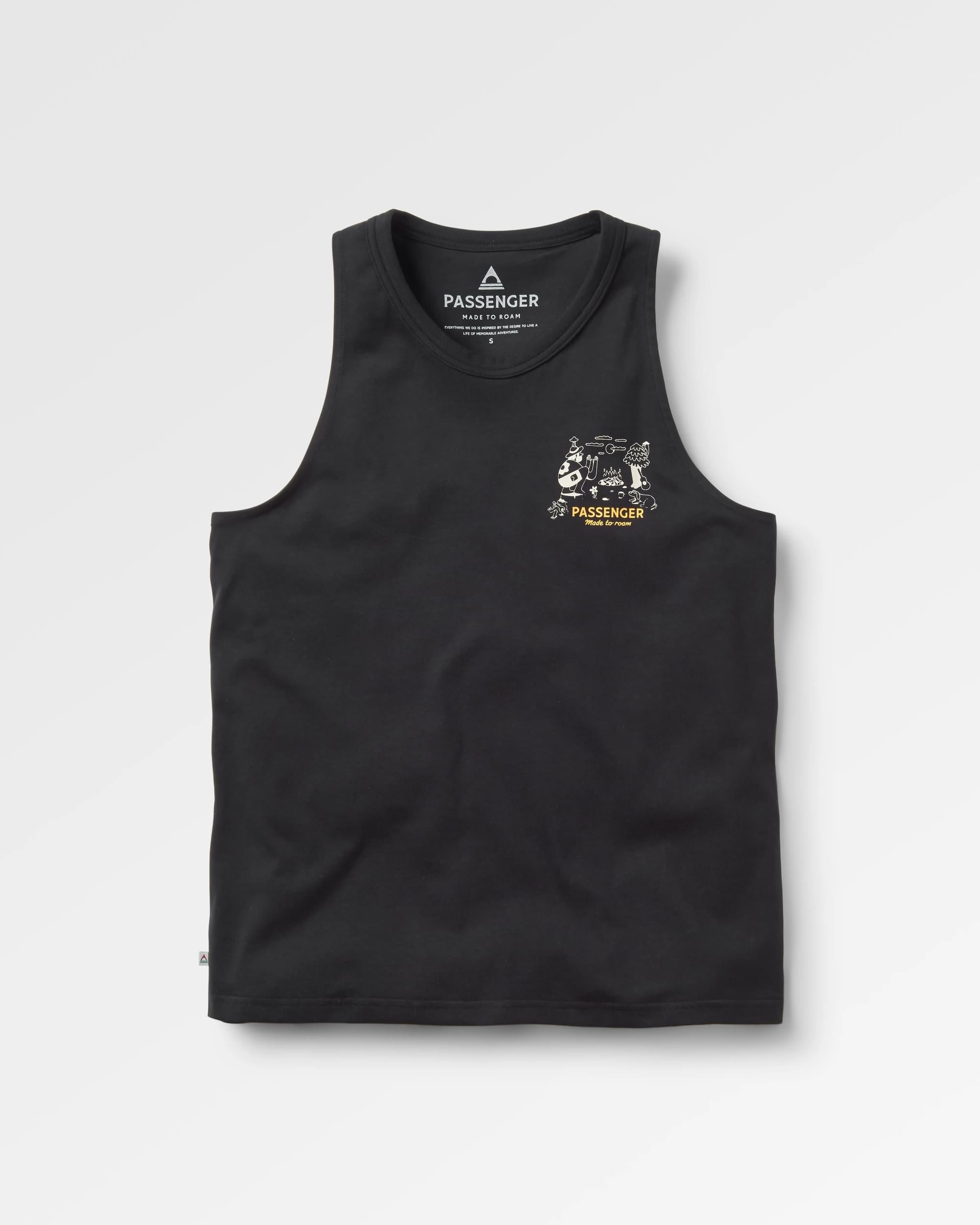 Better Outside Organic Cotton Vest - Black