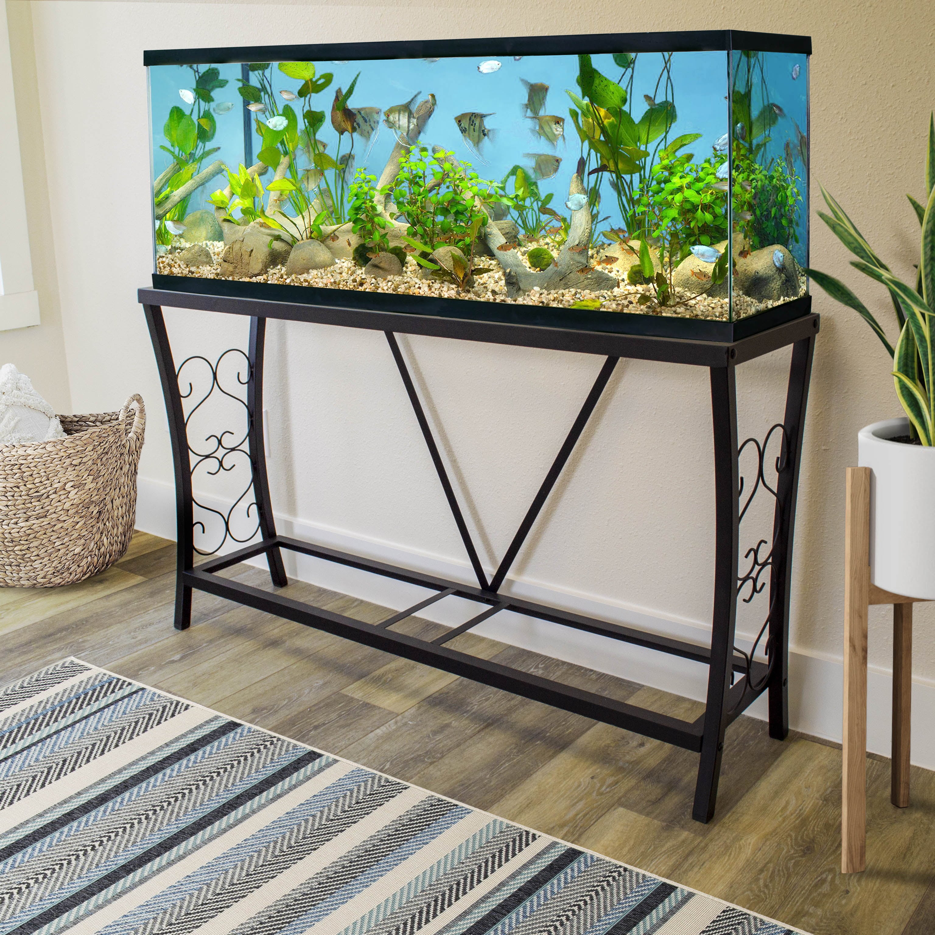 Aquatic Fundamentals 55 Gallon Metal Aquarium Stand