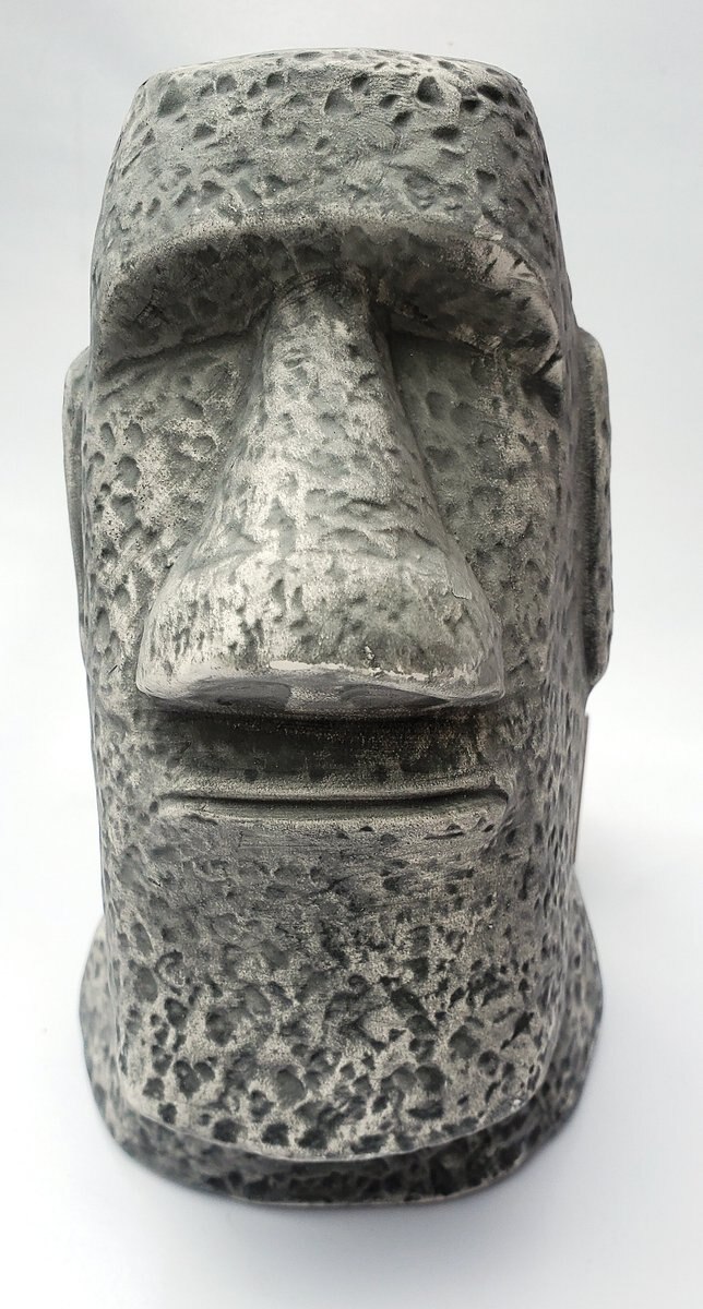 Underwater Galleries Easter Island Stonehead Aquarium Ornament