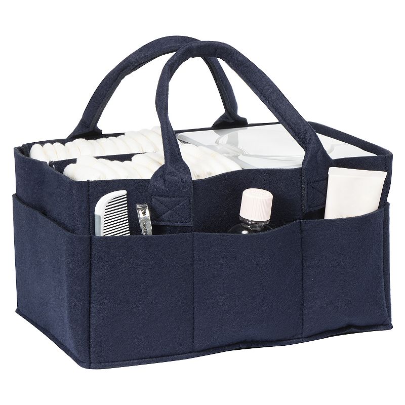 Sammy and Lou Navy Felt Storage Caddy