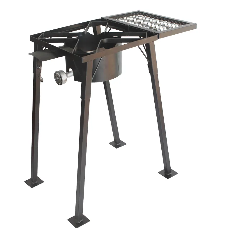 2023 Top Selling Cast Iron Square Multi scenario application of single double and triple burner propane stove