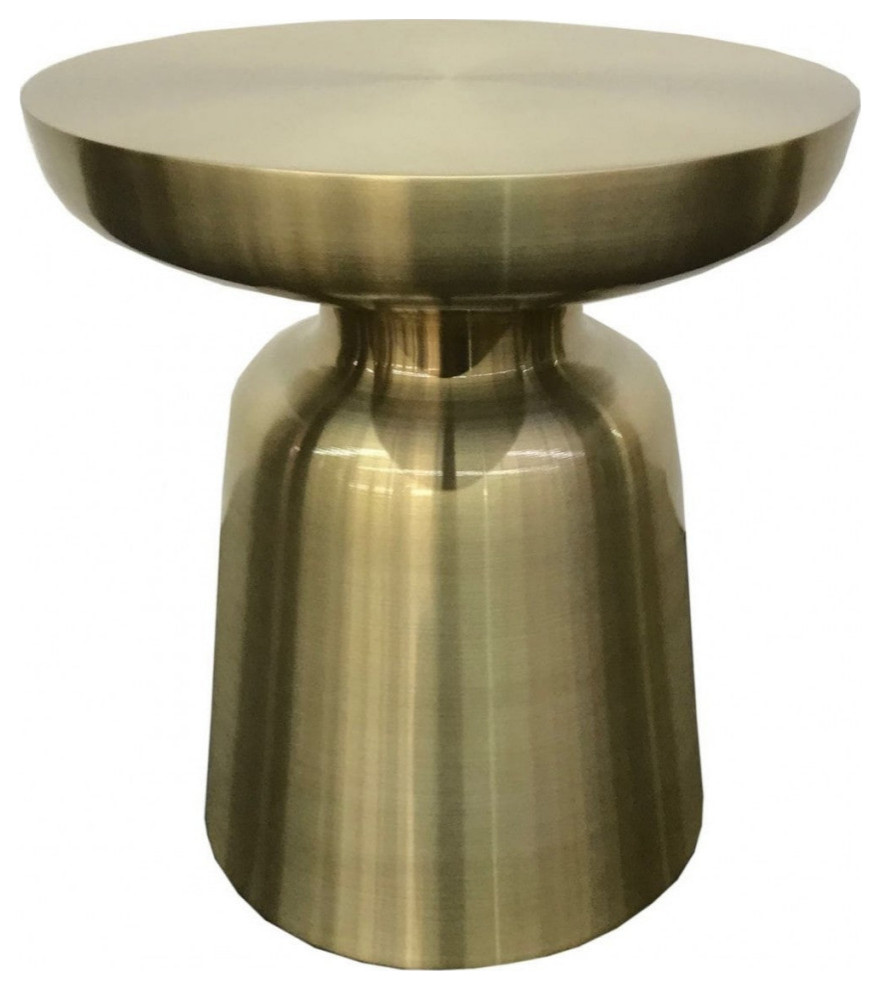 Pier Glam Gold End Table   Modern   Side Tables And End Tables   by Virgil Stanis Design  Houzz