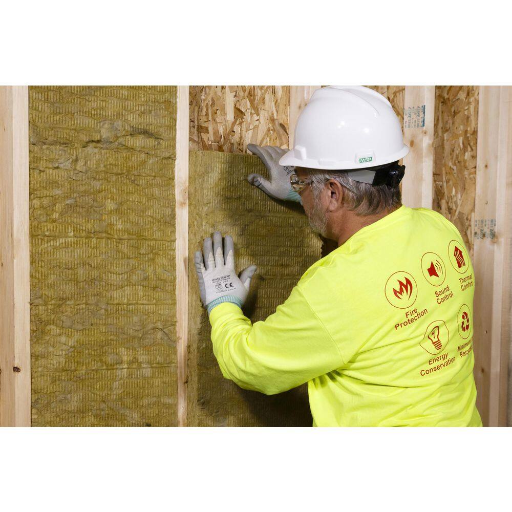 Owens Corning 23 in. x 47 in. R-30 Thermafiber Fire and Sound Guard Plus Mineral Wool Insulation Batt (16-Bags) 1307069