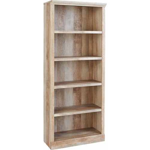 Better Homes & Gardens 71 Crossmill 5-Shelf Bookcase, Weathered Finish