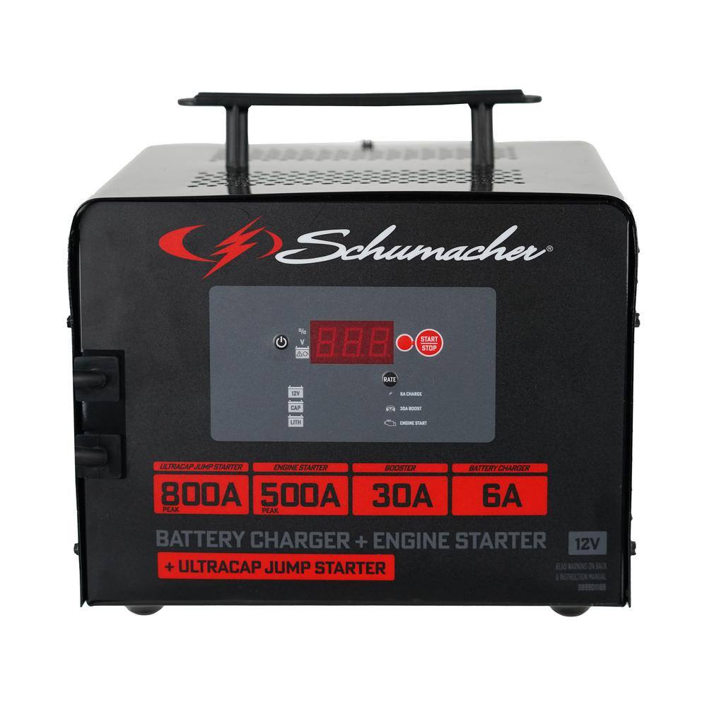 Schumacher Electric Schumacher Automotive 12-Volt Ultracap Battery Charger and Portable Jump Starter SC1591