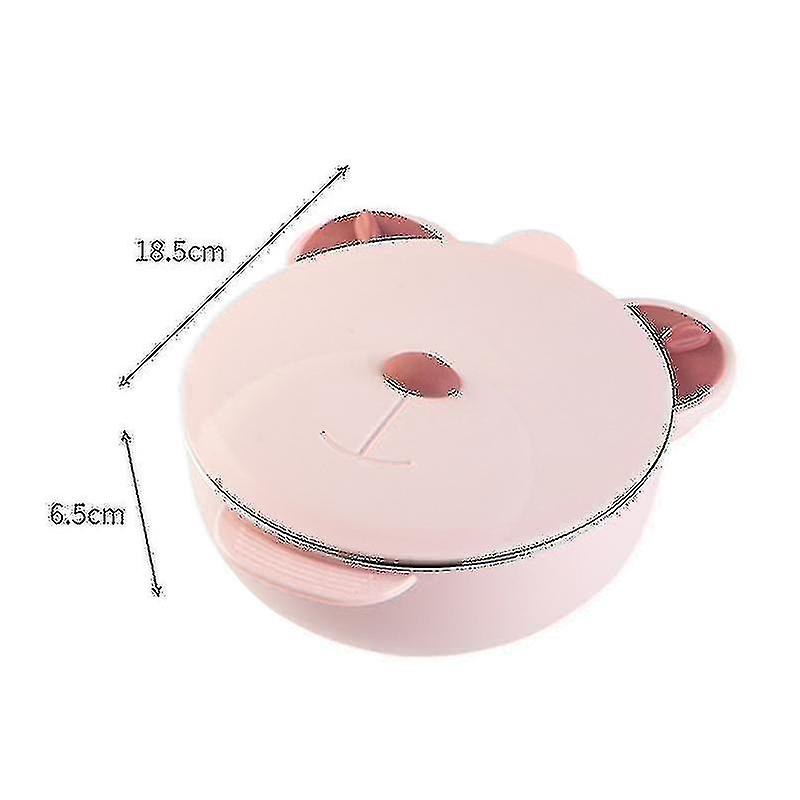 1pcs Baby Dishes Thermal Insulated Lunch Box Cute Baby Tableware Bowl Portable Suction Bowl|dishes