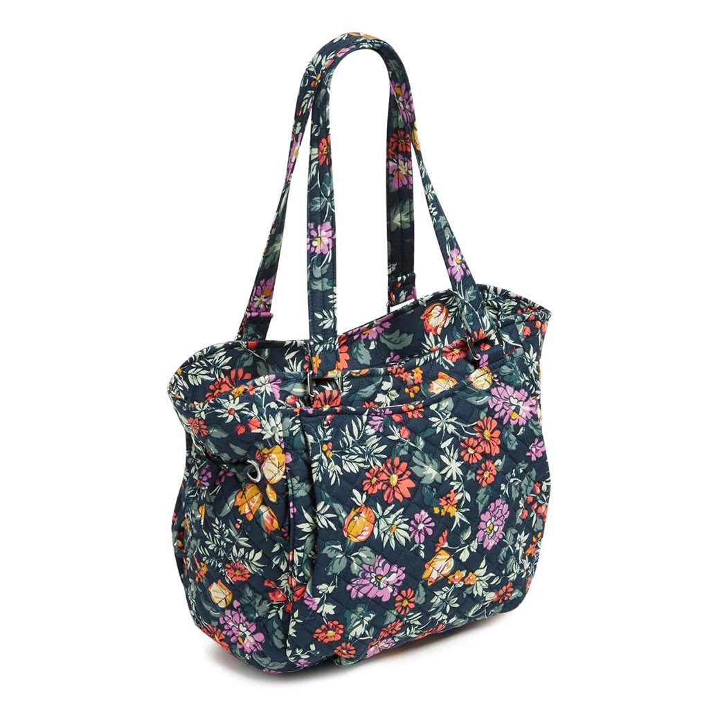 Vera Bradley  Glenna Satchel in Fresh-Cut Floral Green