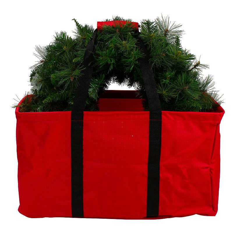 22 Red Collapsible Multi-Purpose Christmas Storage Bag with Carrying Handles