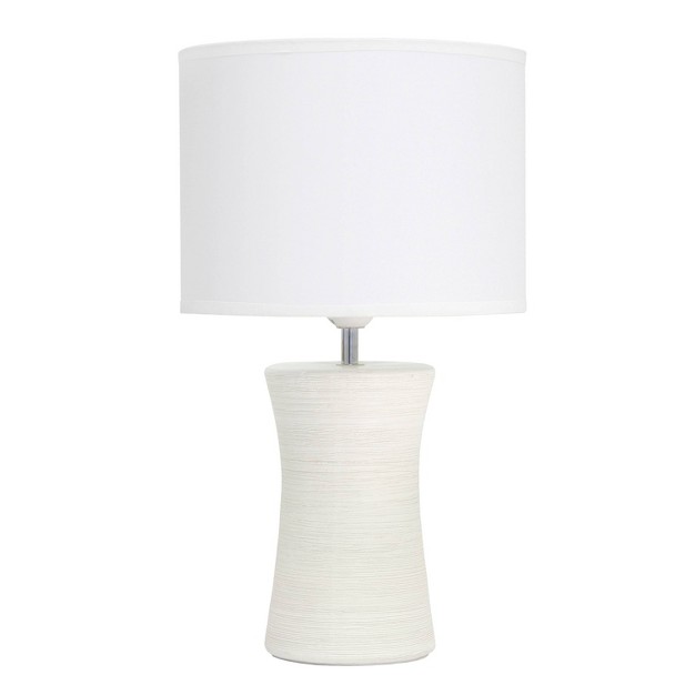 Ceramic Hourglass Table Lamp Simple Designs