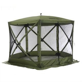 Clam Quick-Set Venture 9 ft. L x 9 ft. L Portable Camping Outdoor Gazebo Canopy Shelter CLAM-VT-15794