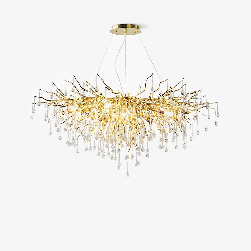 Teardrop Crystal Chandelier