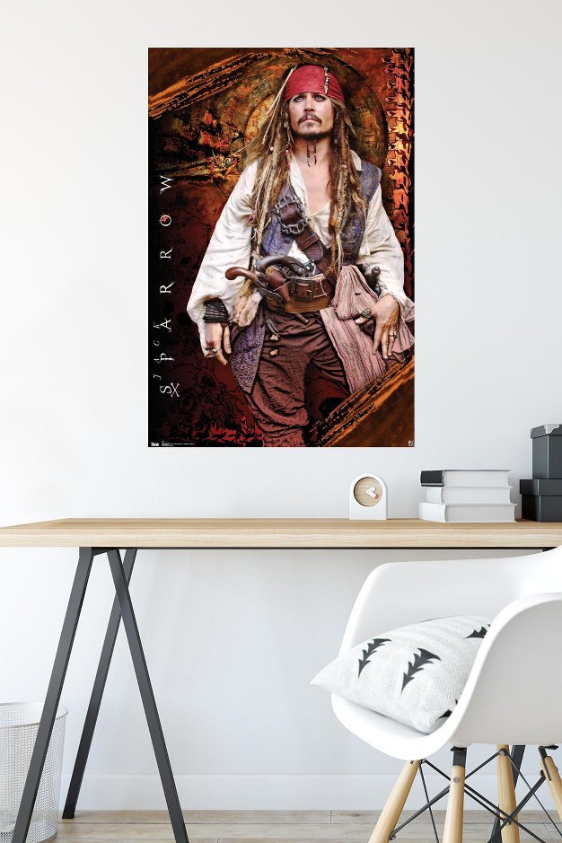 Trends International Disney Pirates Of The Caribbean On Stranger Tides Johnny Depp Unframed Wall Poster Prints