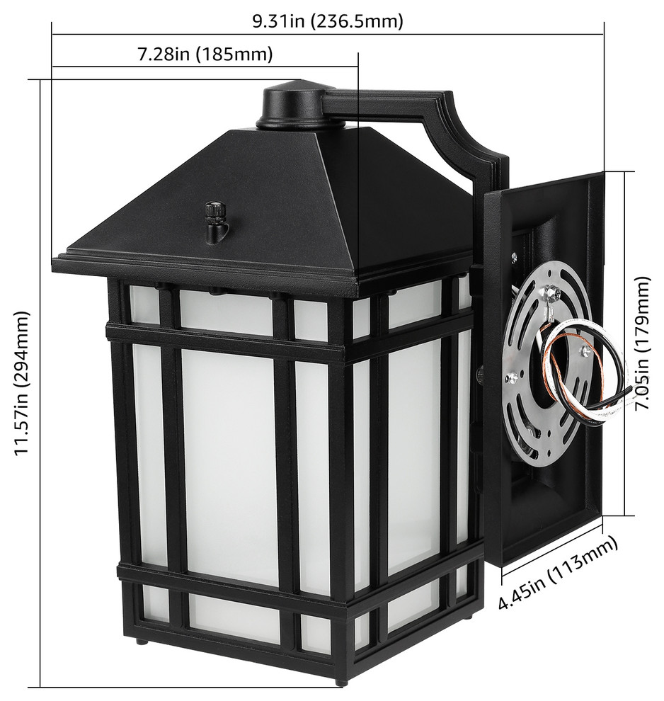 Dusk to Dawn Outdoor Wall Lights  ETL  ampES Listed  3000K Warm White   Craftsman   Outdoor Wall Lights And Sconces   by W86 Trading Co.  LLC  Houzz