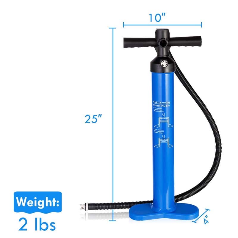 Double Action Manual inflation SUP Hand Pump with Gauge