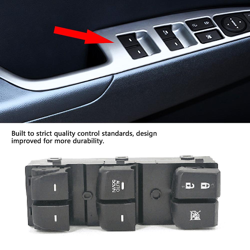 Left Driver Side Power Master Window Switch For Hyundai Elantra 2014-2016 93570-3x032ry