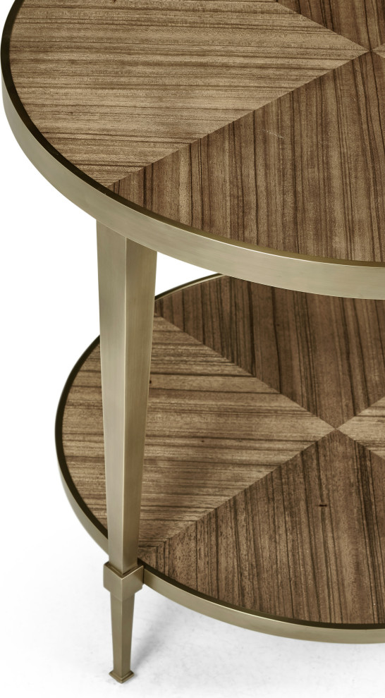 Hamilton Circular Lamp Table   Transitional   Side Tables And End Tables   by HedgeApple  Houzz