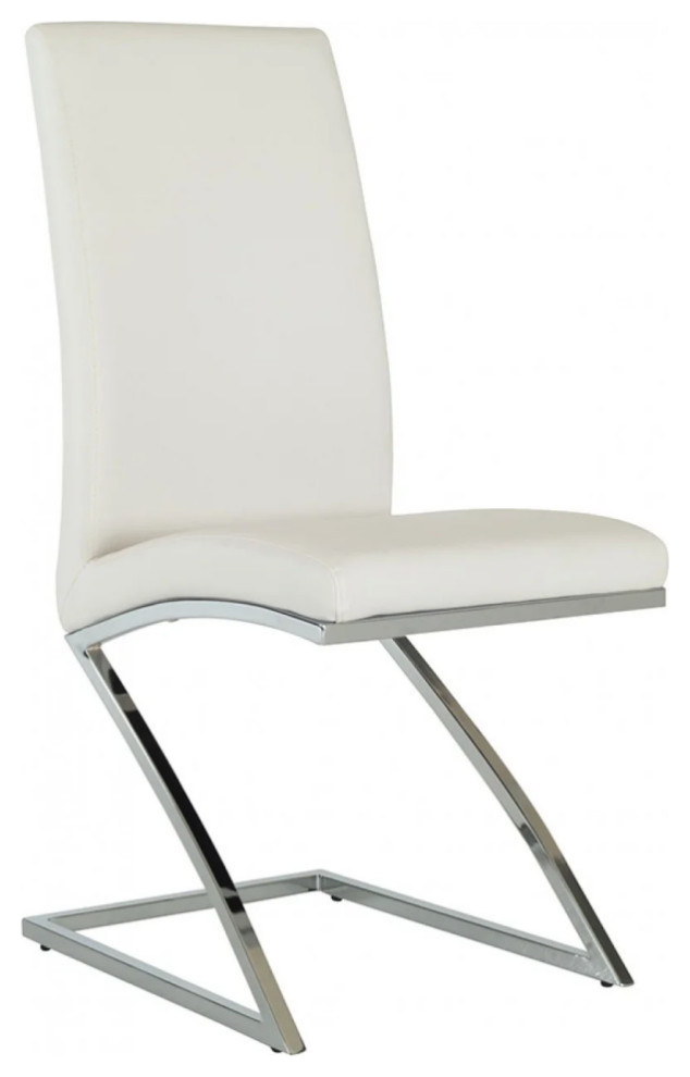 Grayson Modern White Dining Chair  Set of 2   Contemporary   Dining Chairs   by Virgil Stanis Design  Houzz