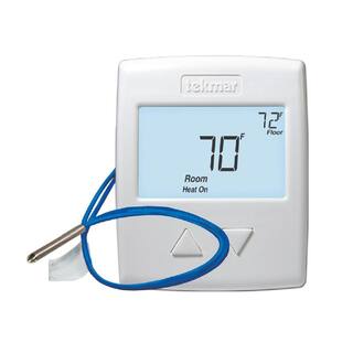 tekmar Radiant 519 - Digital Non-Programmable 1-Stage Heat Thermostat with Slab Sensor 079 TEK519