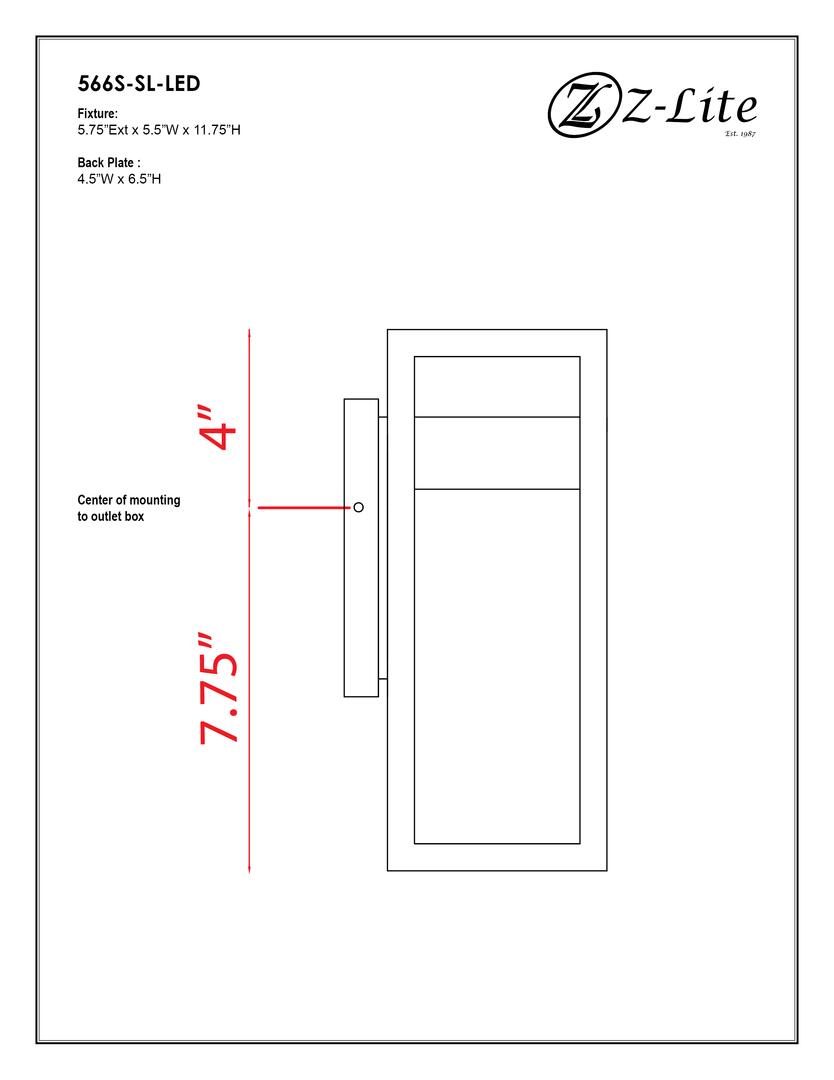 Z-Lite 566SSLLED