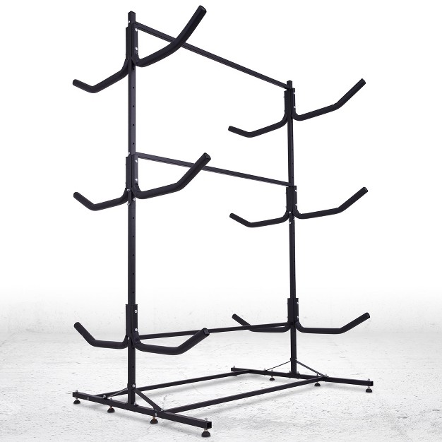 Raxgo Freestanding Kayak Storage Rack Indoor amp Outdoor Holder Racks