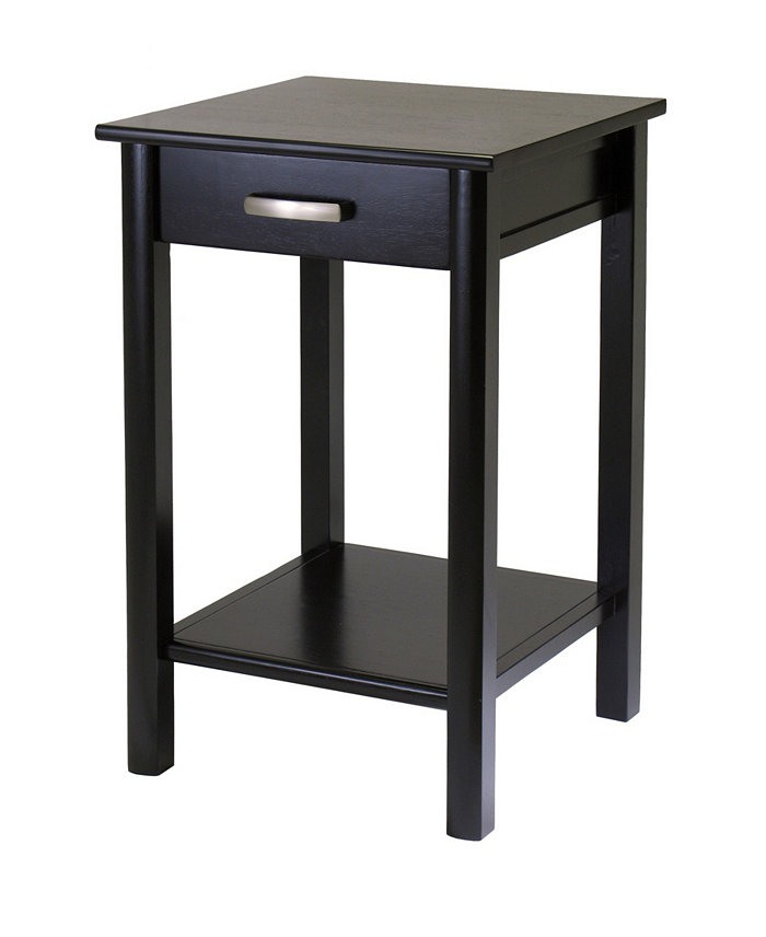 Winsome Liso End Table Printer Table with Drawer and Shelf