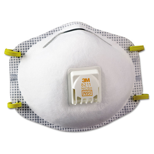 3M Particulate Respirator 8211， N95， 10/Box