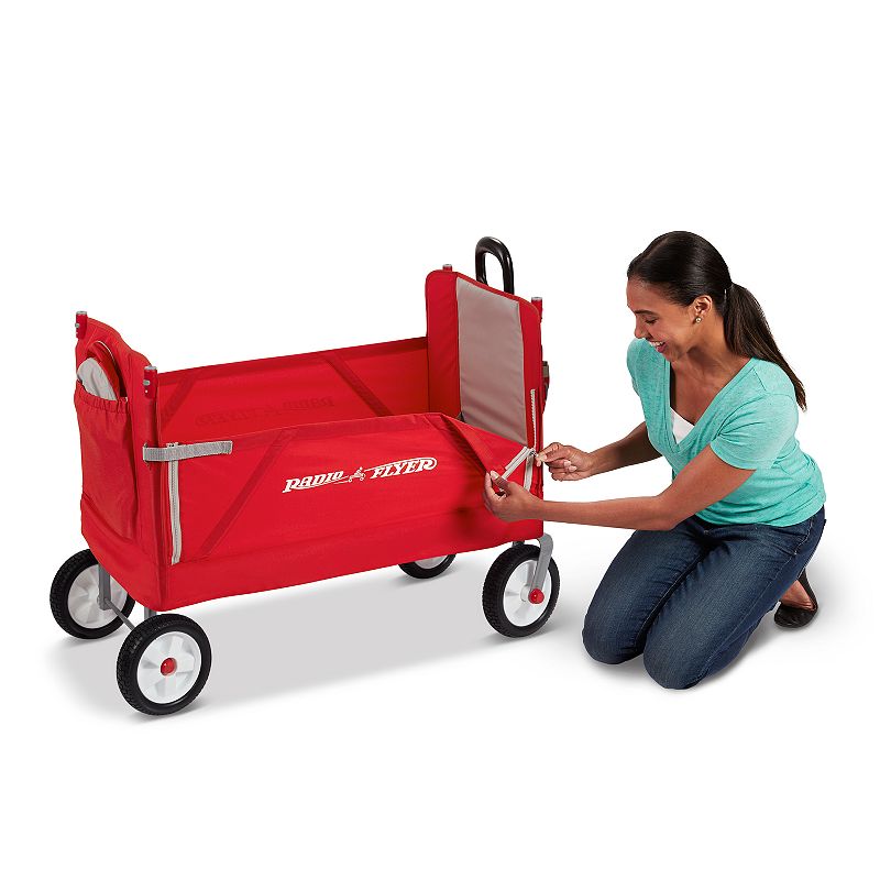 Radio Flyer 3-in-1 Off-Road EZ Fold Wagon with Canopy