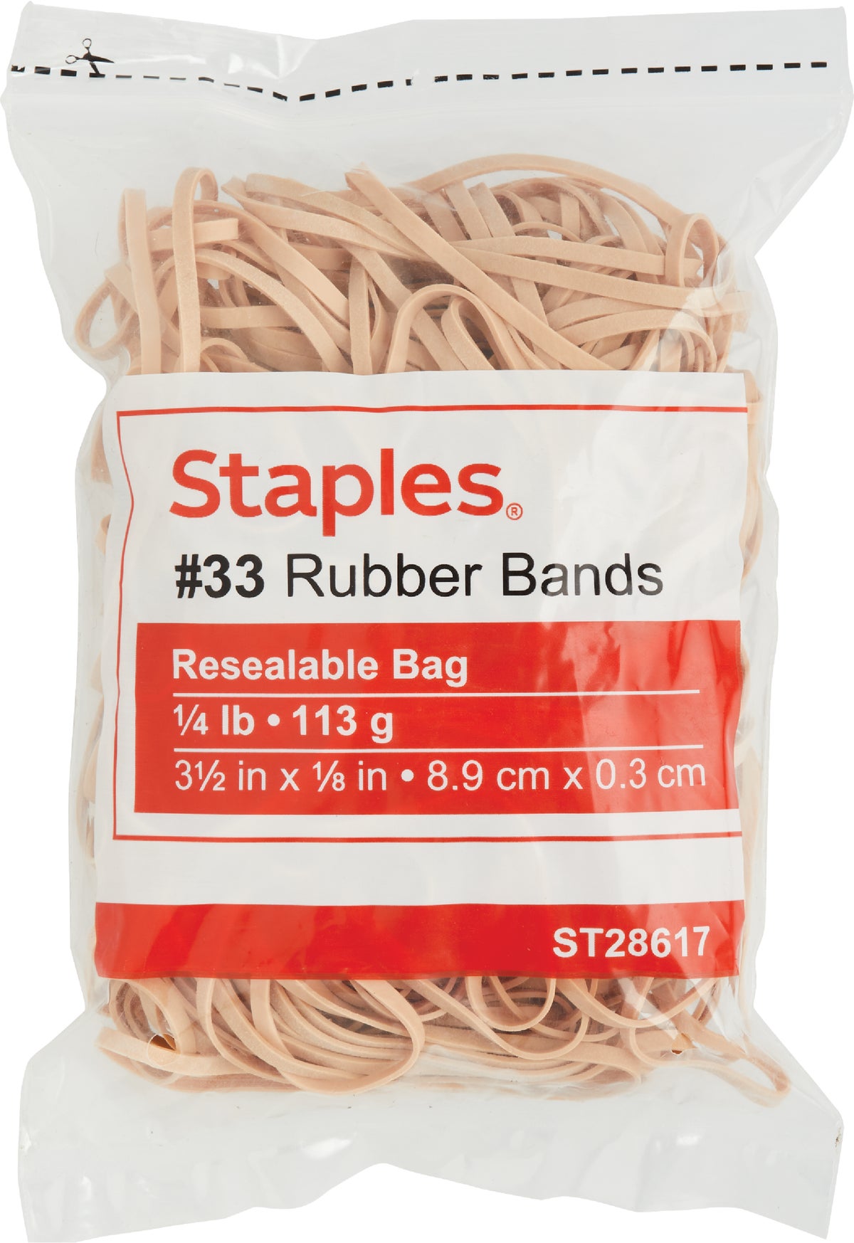 Staples Economy Rubber Bands 3-1 2 In. X 1 8 In.