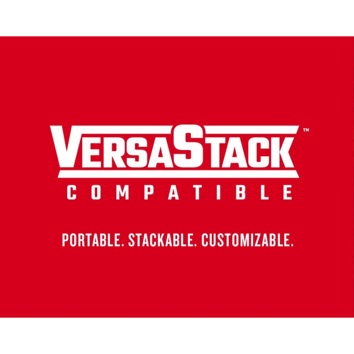 Craftsman VERSASTACK 8.5 in. W X 13.5 in. H Polyester Tool Bag 31 pocket Black/Red 1 pc