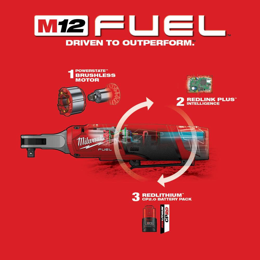 Milwaukee M12 FUEL 3/8